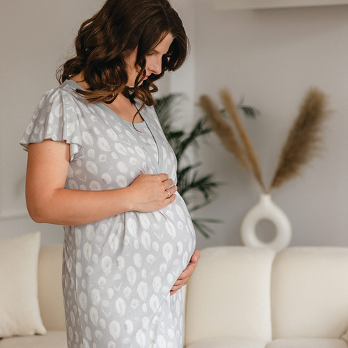 Bambusová nočná košeľa Emily Eevi - sivá