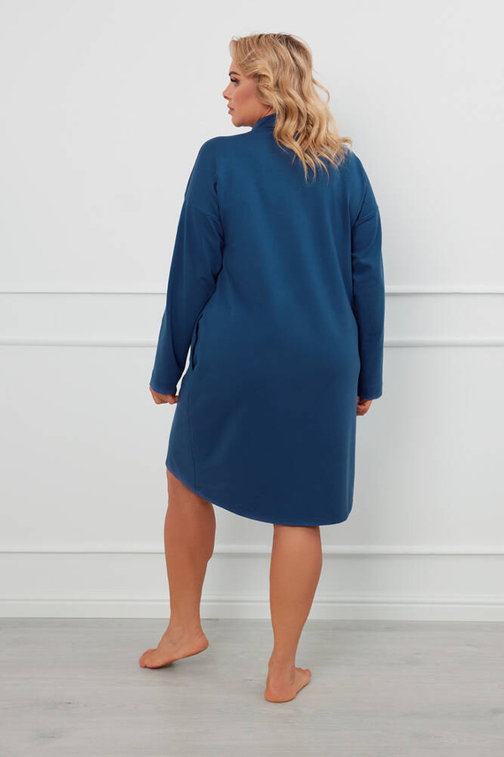 Grafi Dámsky župan na zips Italian Fashion - denim