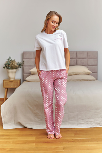 Dámske pyžamo Doctor Nap 7456 100% bavlna – pohodlný set na spanie