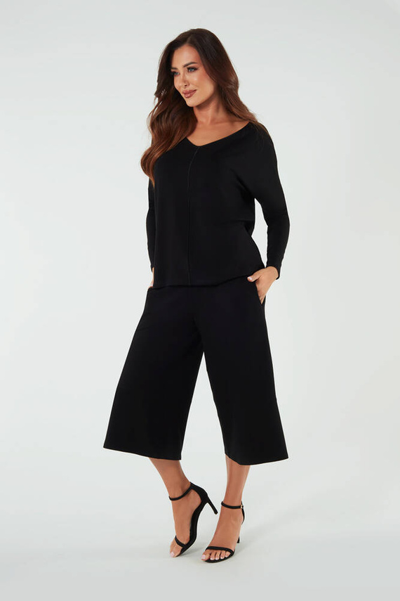 Soler Dámske culottes 7/8 Italian Fashion - čierne
