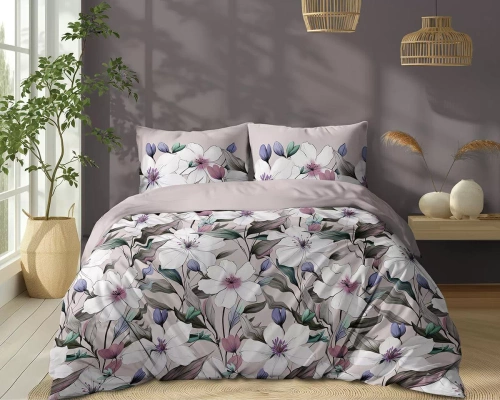 5774 B Cotton Bloom Detexpol Powder Pink Flower Bedding - 100% bavlna, obojstranná, poľská výroba