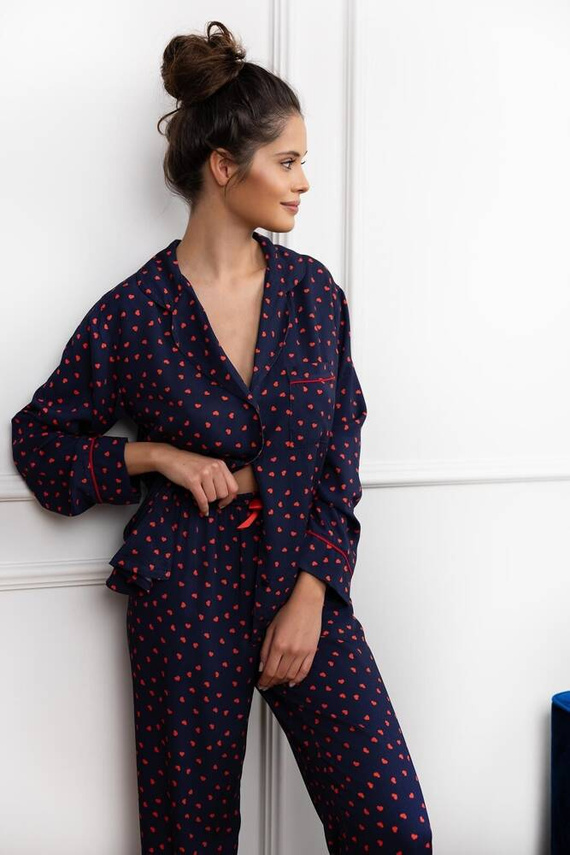 Sophia Dámske pyžamo Sensis - tmavomodré