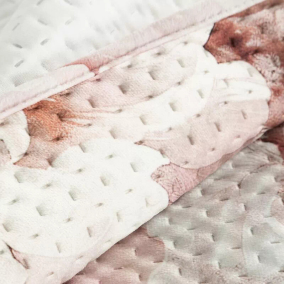 Narzuta Florina Eurofirany pudrová dekoratívna 100 % polyester elegantná