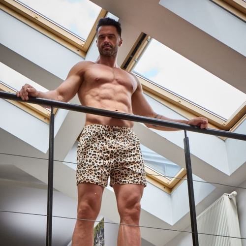 001/181 011/181 Pánske boxerky Cornette Classic - leopardia potlač | Pohodlie a štýl