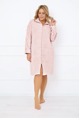 Arena Dámsky župan Italian Fashion - púdrovo ružový