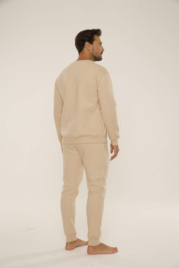 813 Indigo Pánska tepláková súprava De Lafense - piesková