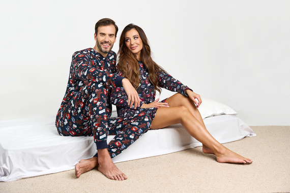 Nočná košeľa Cookies Talianska móda - potlač