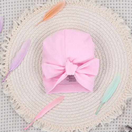 ABN-5547 Detská čiapka Nini Happy Animals z organickej bavlny - bezpečná, ekologická, pohodlná