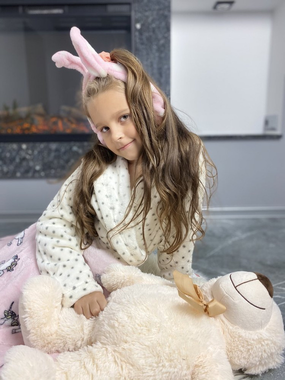 367 Melanie Forex Detský župan - ecru