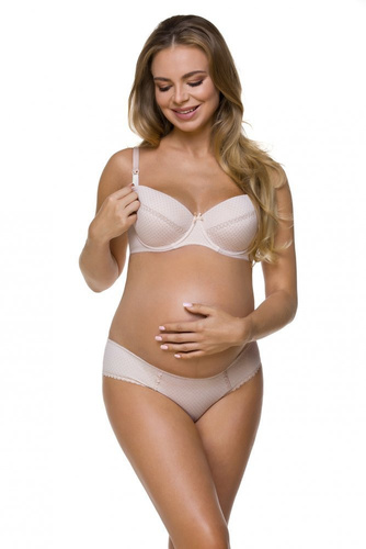 1732 LUPOLINE dojčiaca podprsenka - béžová