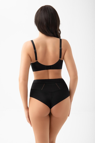 Gorsenia G035 Ismena podprsenka soft side support pre veľké prsia čierna