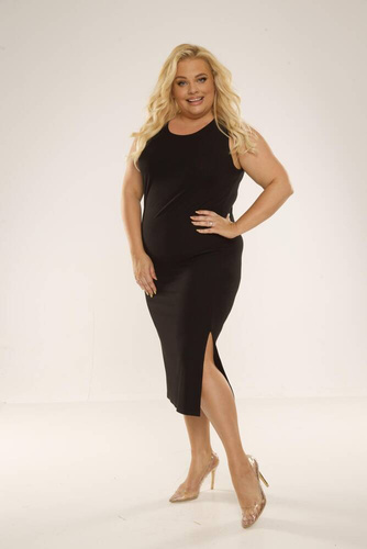 707 Freya Dámske šaty De Lafense - čierne