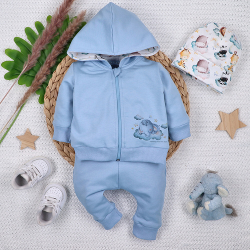 ABN-5614 Detské tepláky Little Dreamers Nini z organickej bavlny - pohodlie, odolnosť, šetrné k životnému prostrediu