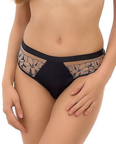 2512 Dámske nohavičky Lupoline - čierno-béžové