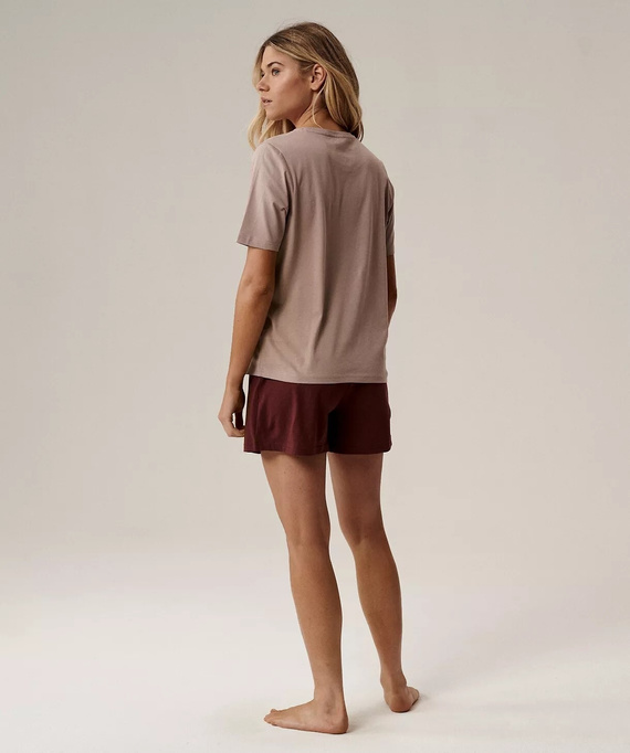 Dámske pyžamo Atlantic NLP-498E béžové - bavlnené, pohodlné a elegantné