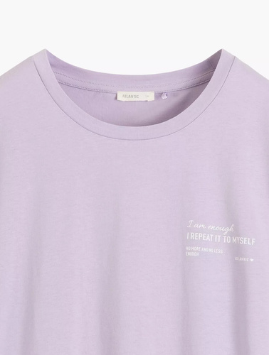 NLD-001 dámska nočná košeľa 100% bavlna, voľný strih