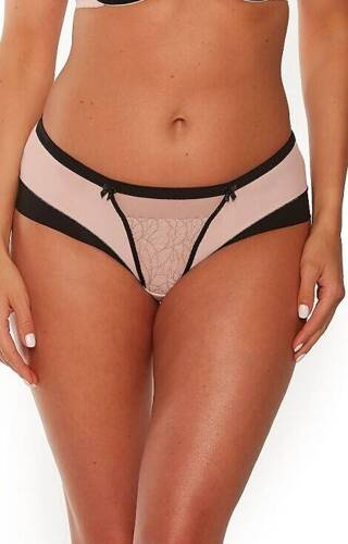 GFP 1240 Leonia Gaia dámske perlové čierne nohavičky