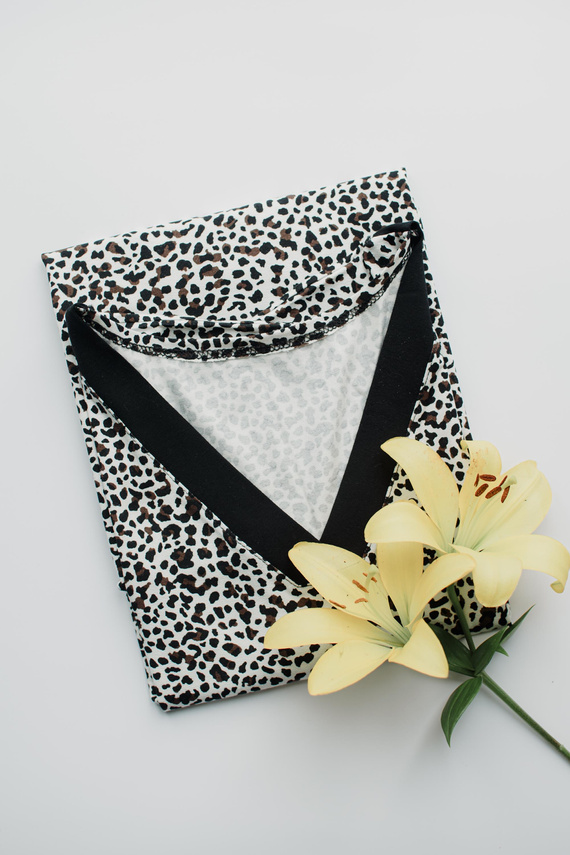 853 Kendall De Lafense - Nočná košeľa z viskózy Panther - ecru camouflage