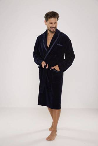 666 Ronaldo pánsky župan De Lafense - tmavomodrý