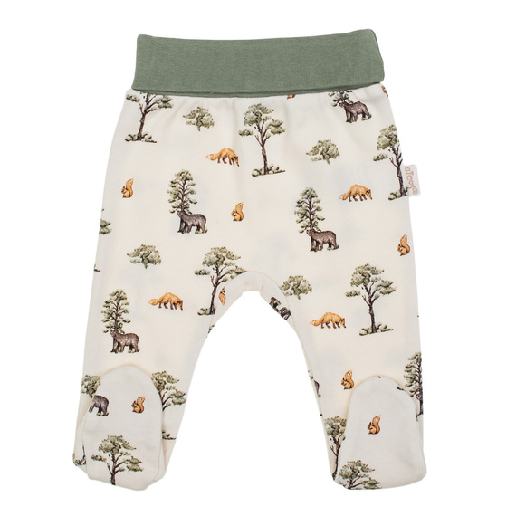 218009 Bavlnený polospáč Yogi Bear Nicol - lesný vzor