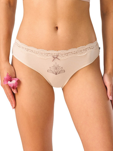 Nohavičky Mini Bikini Key LPR 505 B26 A2 2-pak Bavlnené s čipkou