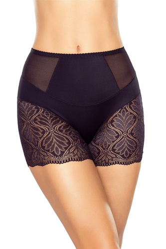 Eldar Vida black - tvarujúce nohavičky, vysoký strih, čipkované nohavičky, mikrovlákno