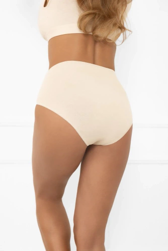 Dámske maxi nohavičky Libra s čipkovým akcentom | Italian Fashion powder blue