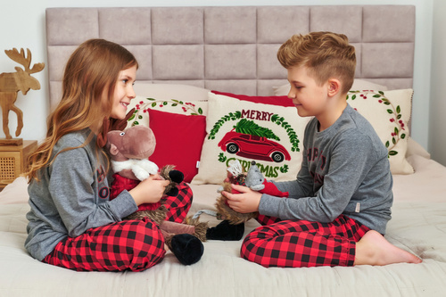 7345 Detské pyžamo Dark Grey Doctor Nap - 100% bavlna