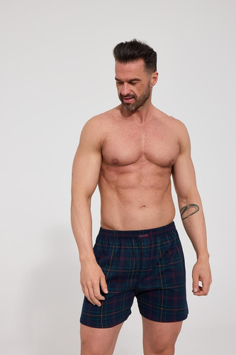 Pánske boxerky Cornette Comfort 002/357 008/357 tmavomodré 100% bavlna