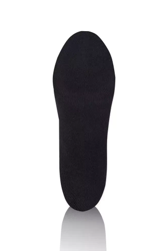 S150D Polodlhé froté ponožky Italian Fashion - čierne