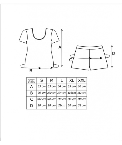 Dámske pyžamo Star Short Donna - modré, krátky rukáv, šortky, 100% bavlna