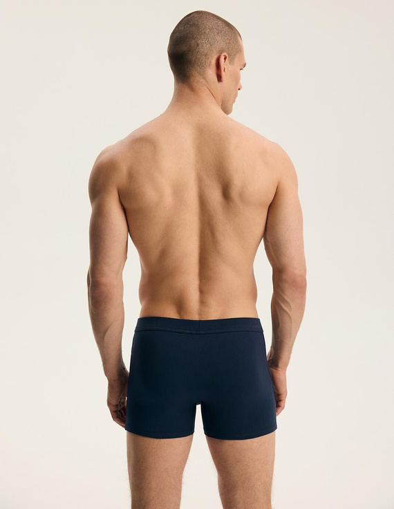 Pánske boxerky Henderson 45482 Faro 2-pack bavlnené so širokou gumou a logom