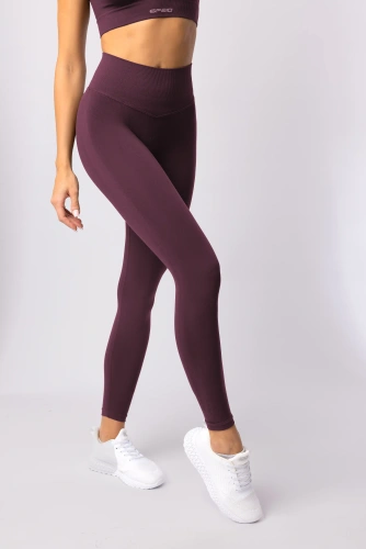 Dámske legíny SPAIO Flex Innergy 2.0 plum - bezšvové, podpora regenerácie