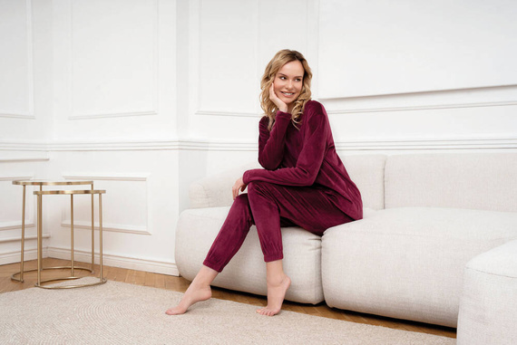 Akara Dámsky set Italian Fashion - bordová