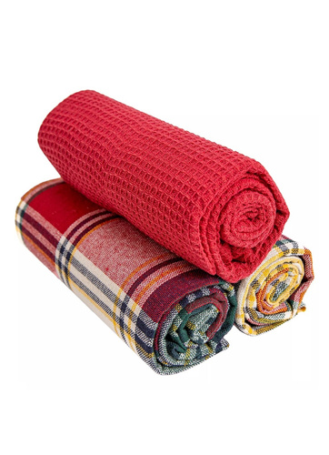 Kuchynská súprava Moraj MRK1500-021 - bavlnené utierky 3 ks. v ozdobnom košíku