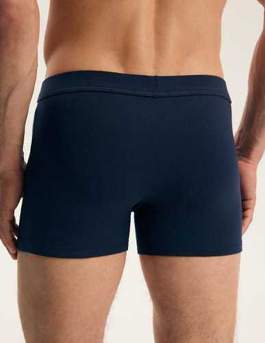 Pánske boxerky Henderson 45482 Faro 2-pack bavlnené so širokou gumou a logom
