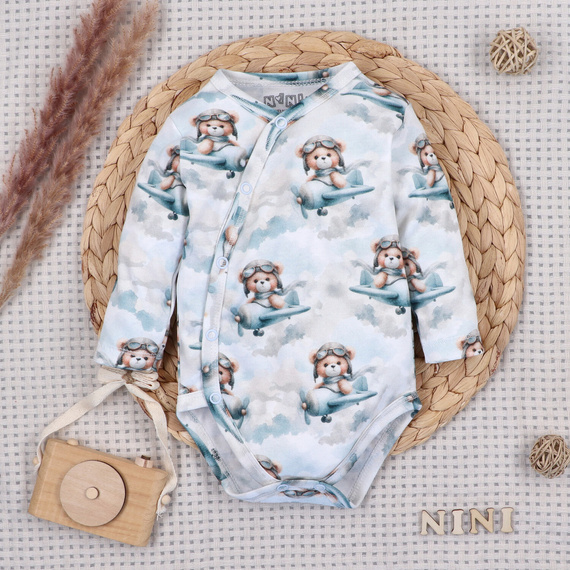 NINI ABK-0059/PIL 4-dielna detská súprava Baby Bear Pilot