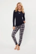 Dámske pyžamo tmavomodré