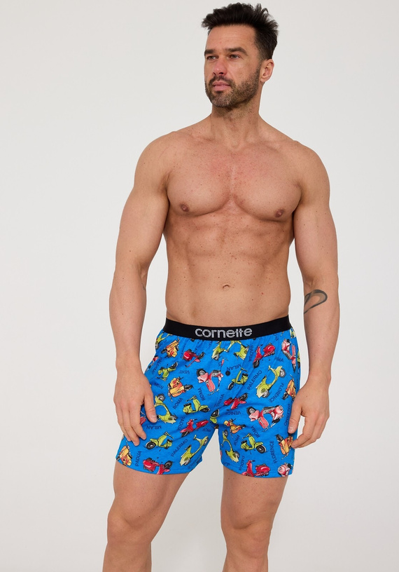 001/187 011/187 Hornette Classic Pánske boxerky Cornette - 100% bavlna, voľný strih, zapínanie na gombíky, každodenné pohodlie