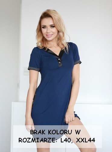 Dámska nočná košeľa Mindoro Halka Kalimo - čierna