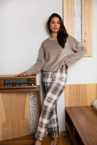 Pyžamo Milou II , Sensis dámske tepláky - béžové