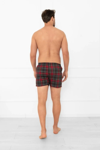 Rusoli pánske boxerky Talianska móda - bavlna, kockované, klasické