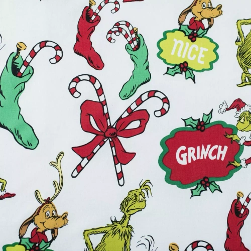Bavlnené obliečky Grinch Grinchmas JF24 140x200 100% bavlna Grinch zámok