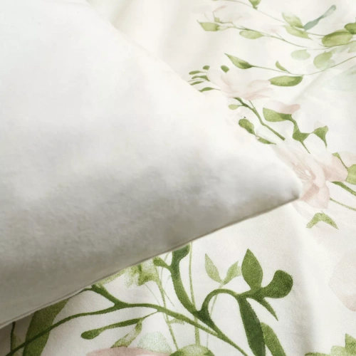 Flanelové obliečky Darymex 31525/1 kvety bavlna 160 g/m² teplé
