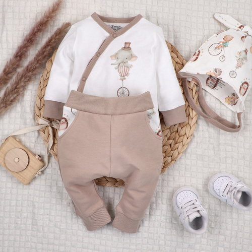 ABN-5597 Detská čiapka Circus Nini - 100% organická bavlna, mäkká a bezpečná