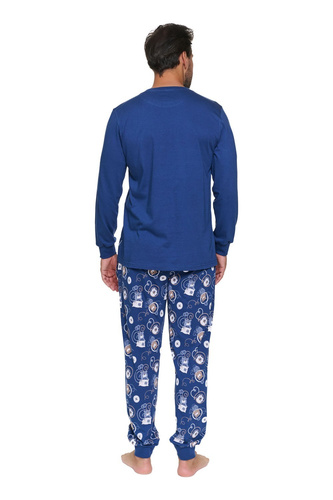 Pánska pyžama Doctor Nap 7511 Nap Mode 100 % bavlna dlhá homewear