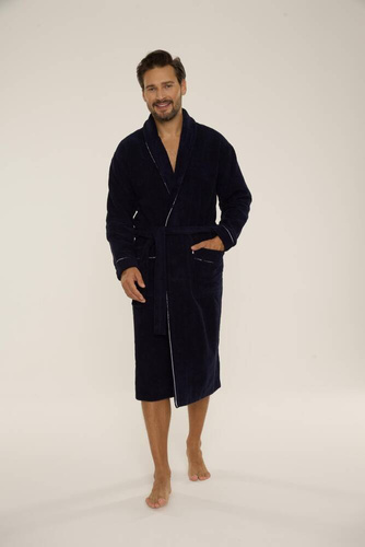 735 Manuele pánsky župan De Lafense - tmavomodrý