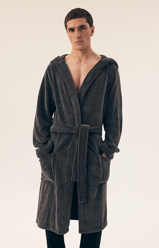 43012 Pánsky župan s kapucňou Mild Henderson - teplý a mäkký