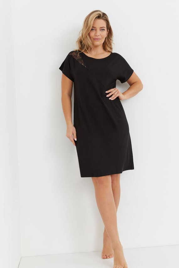 737 Velar Forex nočná košeľa - čierna