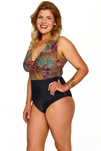 Plavky Lupoline Greta jednodielne modelujúce V výstrih